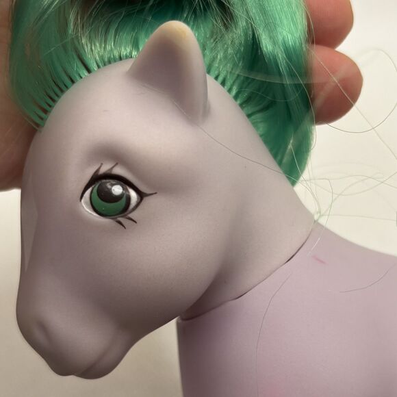 My Little Pony MLP G1 Seashell 1983 Head/Body Mismatch Discoloration Right Ear - Picture 8 of 8